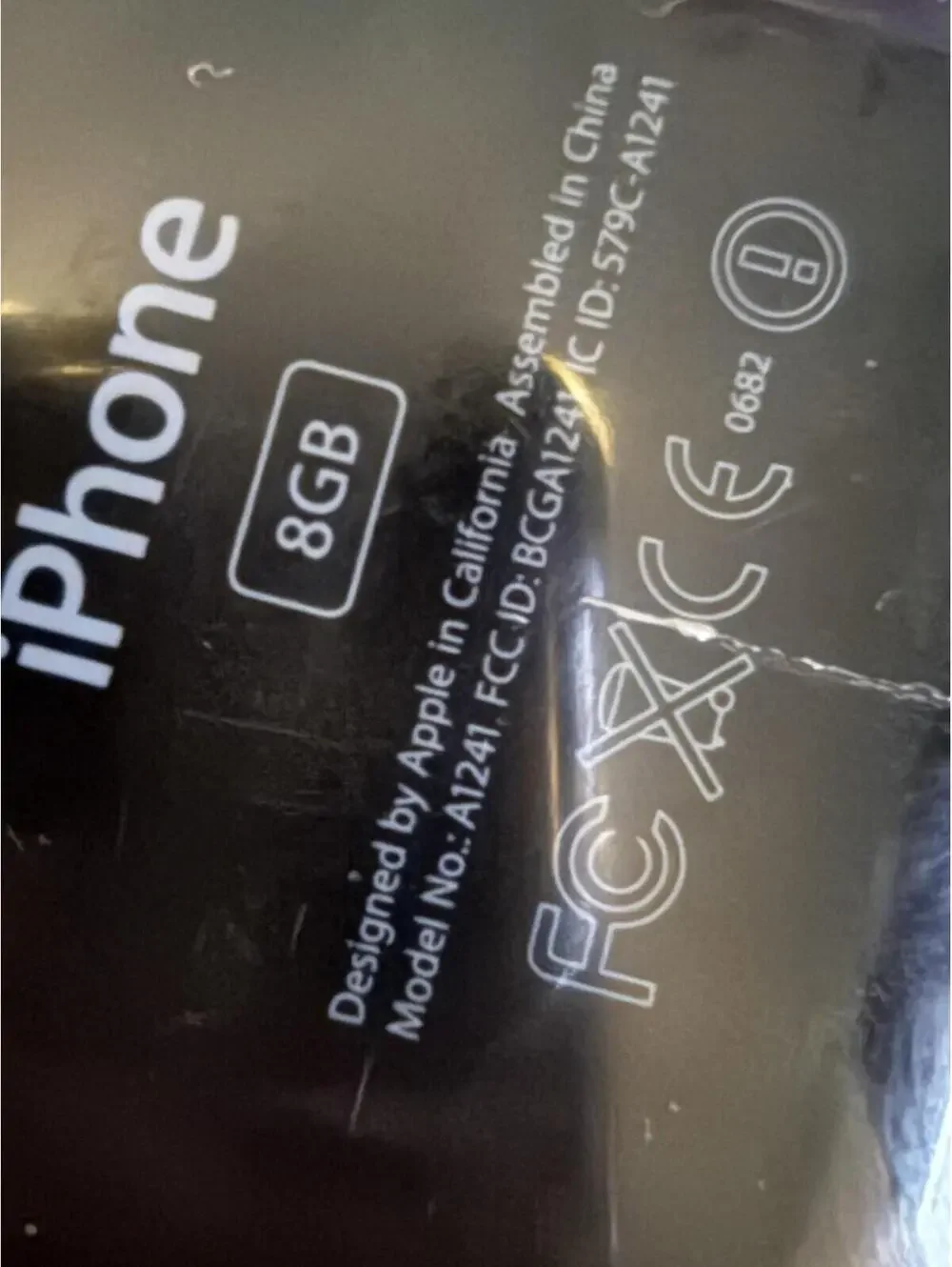 Apple iPhone - 8 GB - Black AT&T, Not Holding Charge Looks Good , Read Descrip